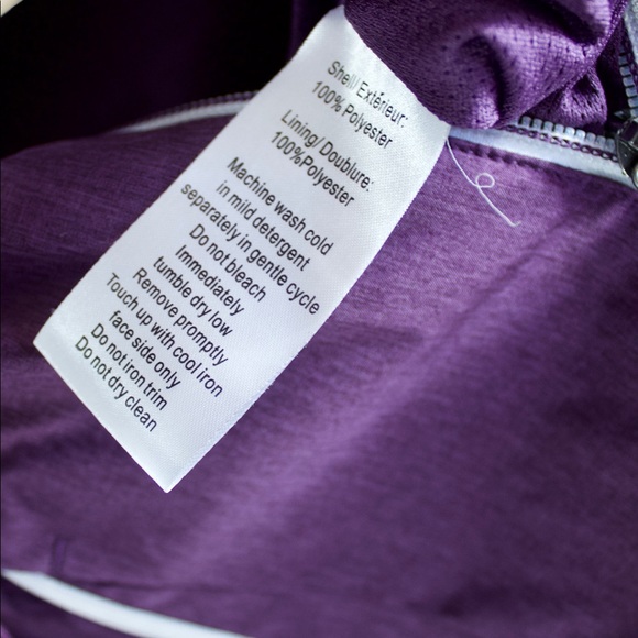 Caterpillar purple windbreaker, medium - Picture 6 of 10